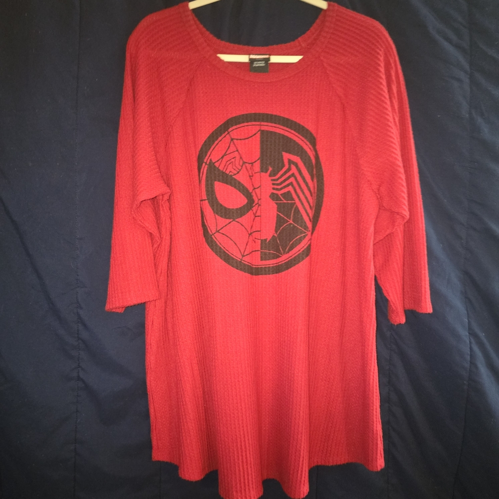Torrid Red Spider Graphic Top